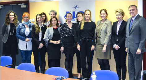 GM welcomes Women in International Security at NATO